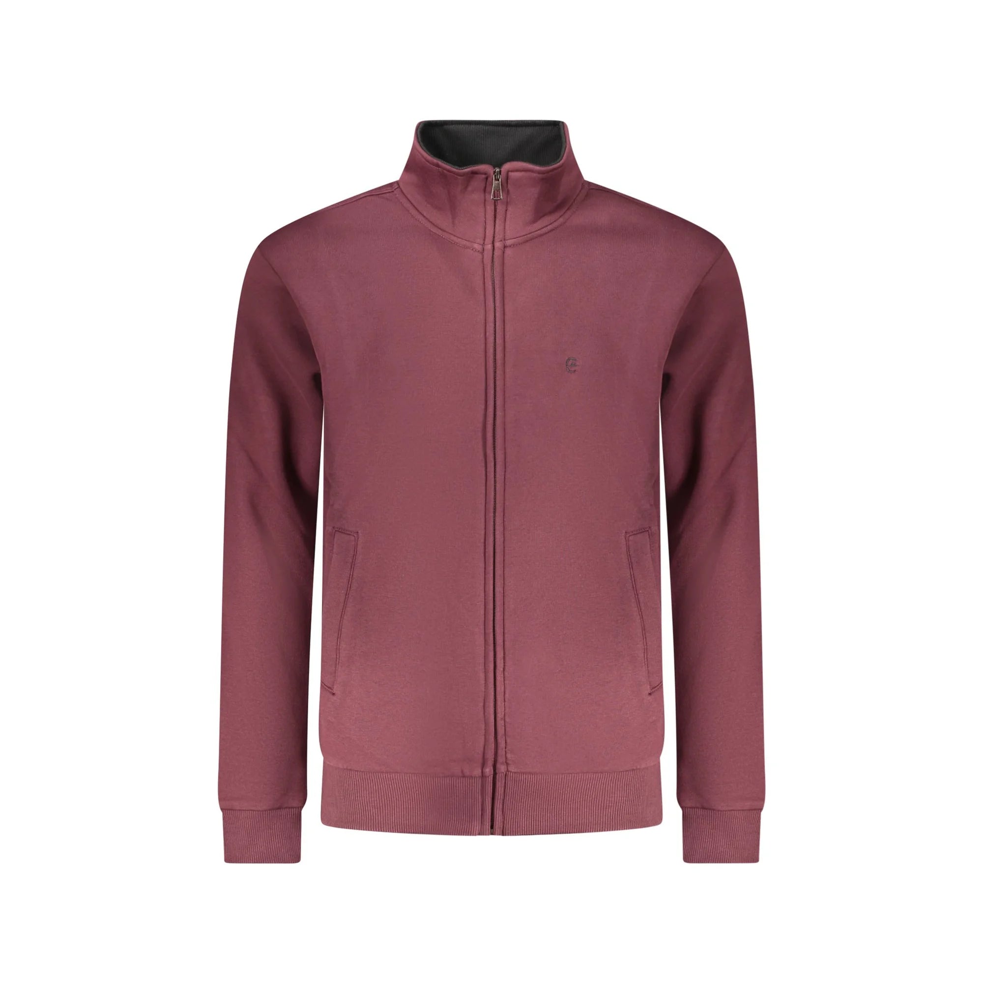 Coveri Moving Felpa Maniche Lunghe Uomo Rossa Zip Ricamo Felpe Rosso - foto prodotto